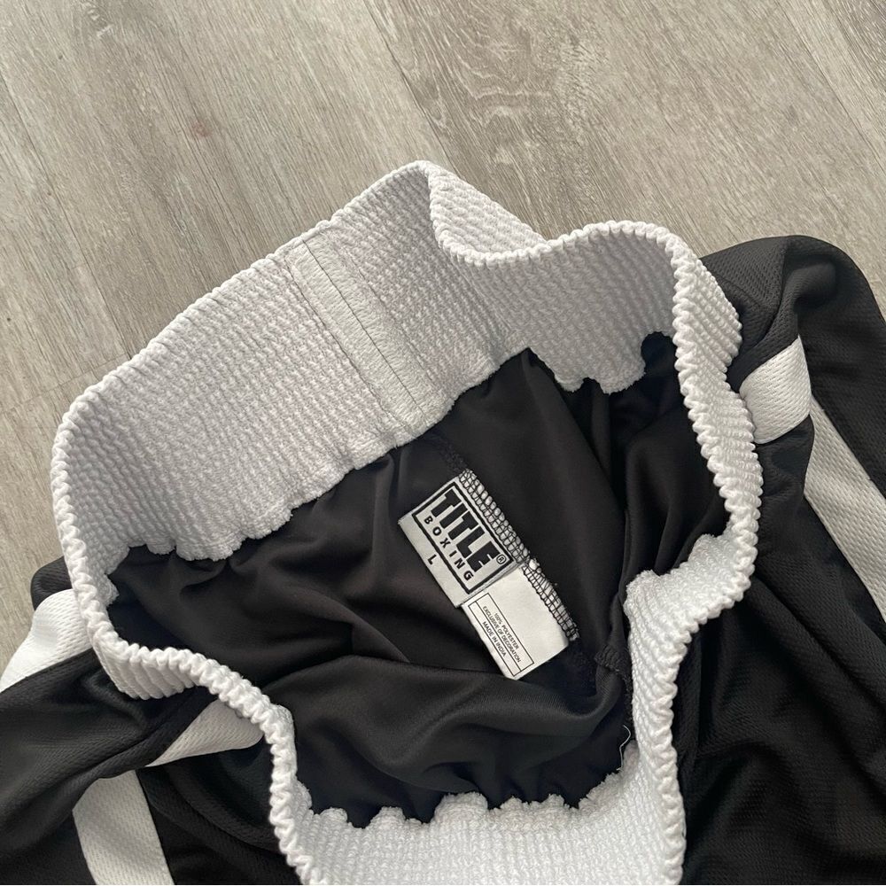 Title Boxing Black Athletic Shorts - Picture 5 of 5